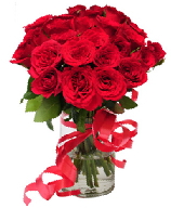 21 adet vazo içerisinde kırmızı gül Ankara çiçek satışı